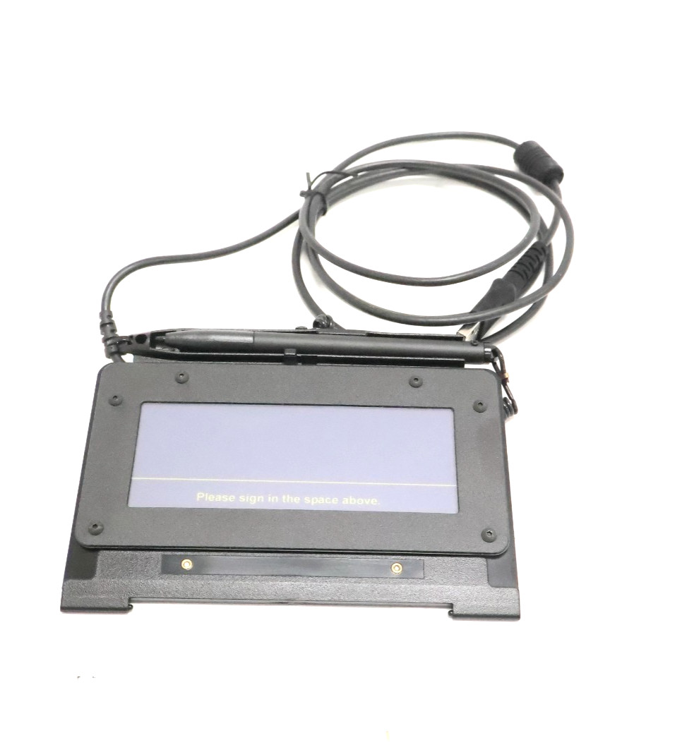 Topaz T-S461-HSB-R SigLite 1x5 Signature Capture Pad with Pen Digitizer No Cover