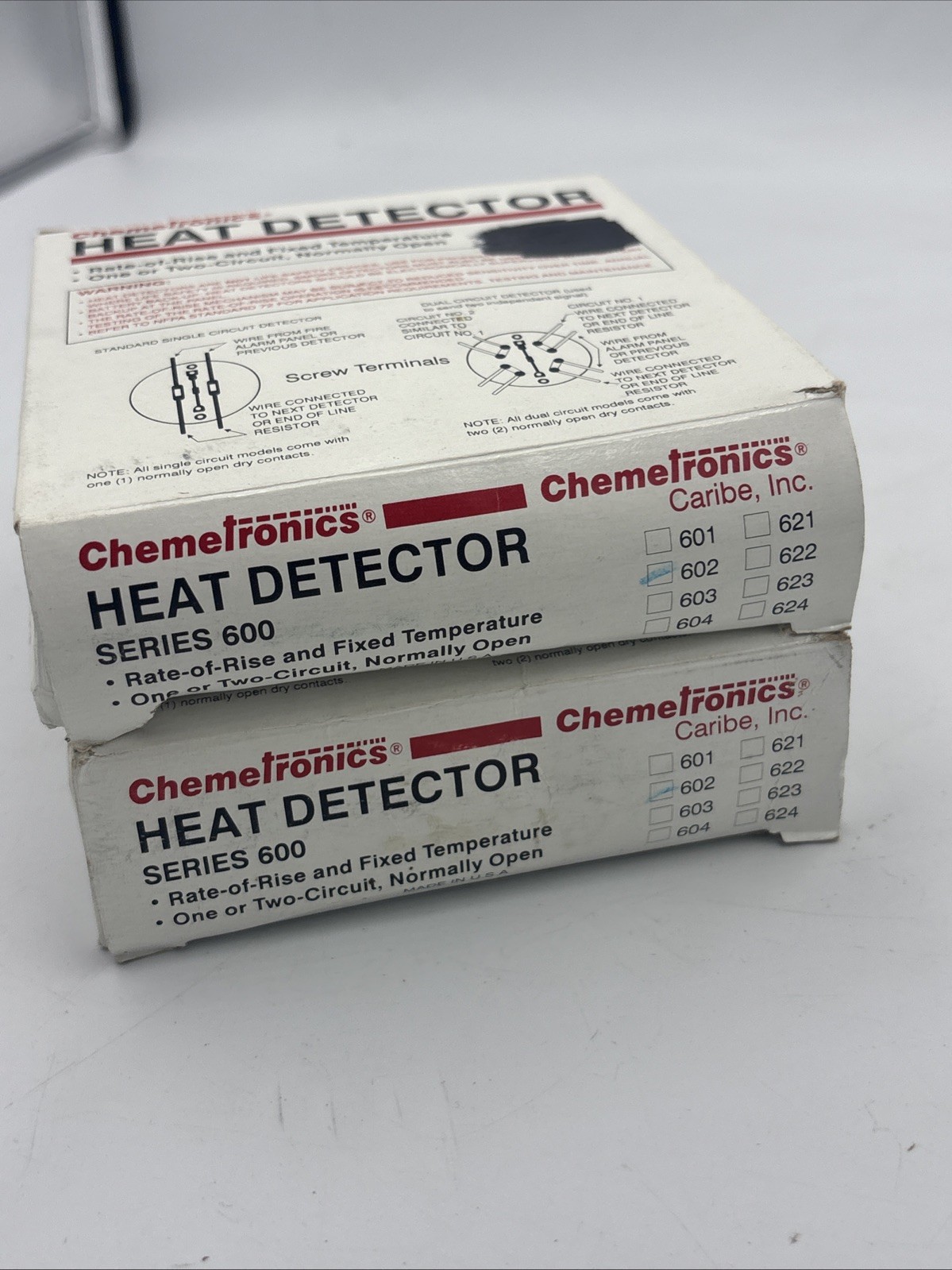 2 Chemetronics 602 Heat Detector