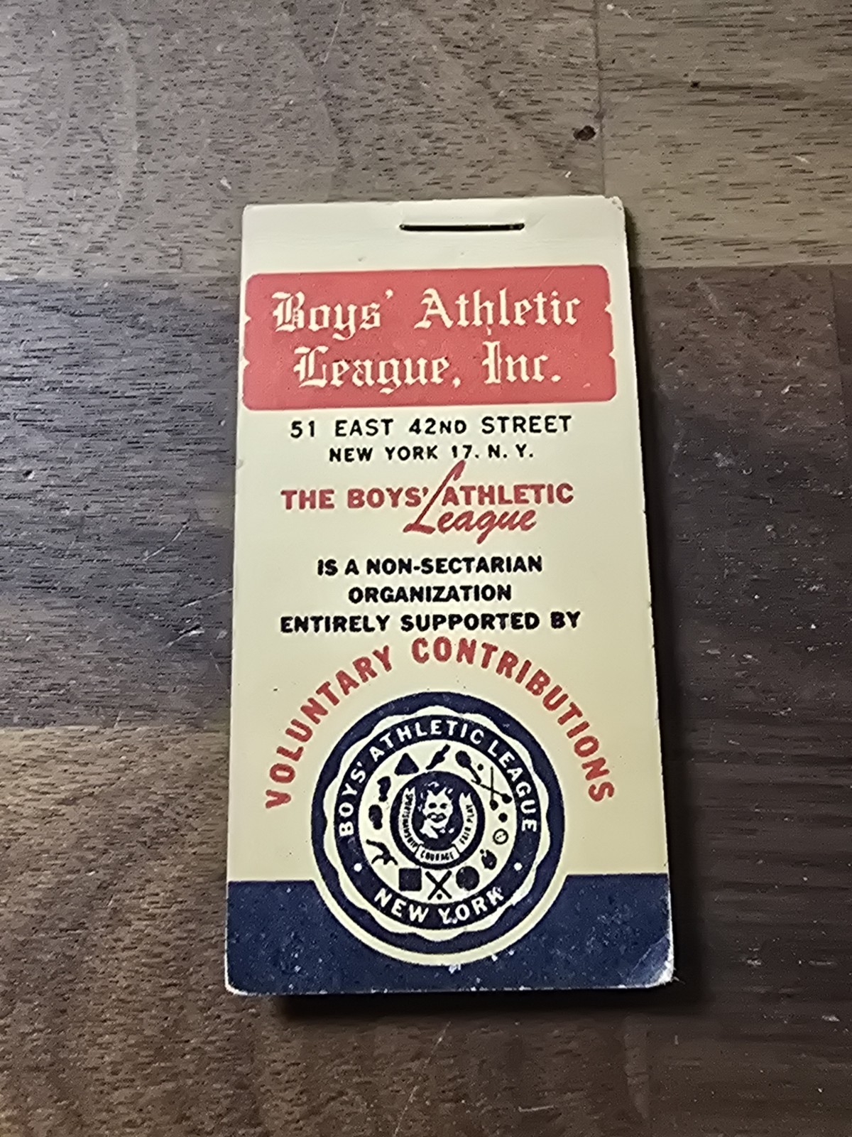 Boys' Athletic League Inc Sticker Booklet Vintage Stamps Special Delivery NY