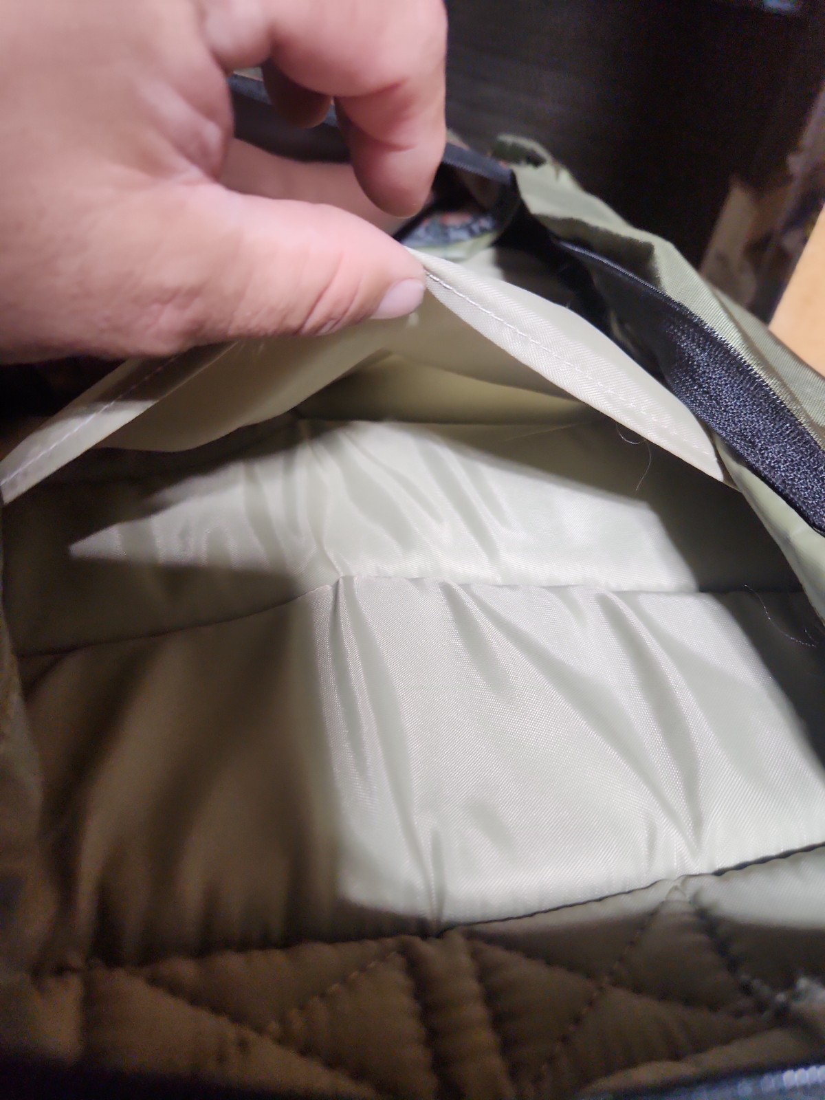Green Padded Backpack With Kenya Patches
