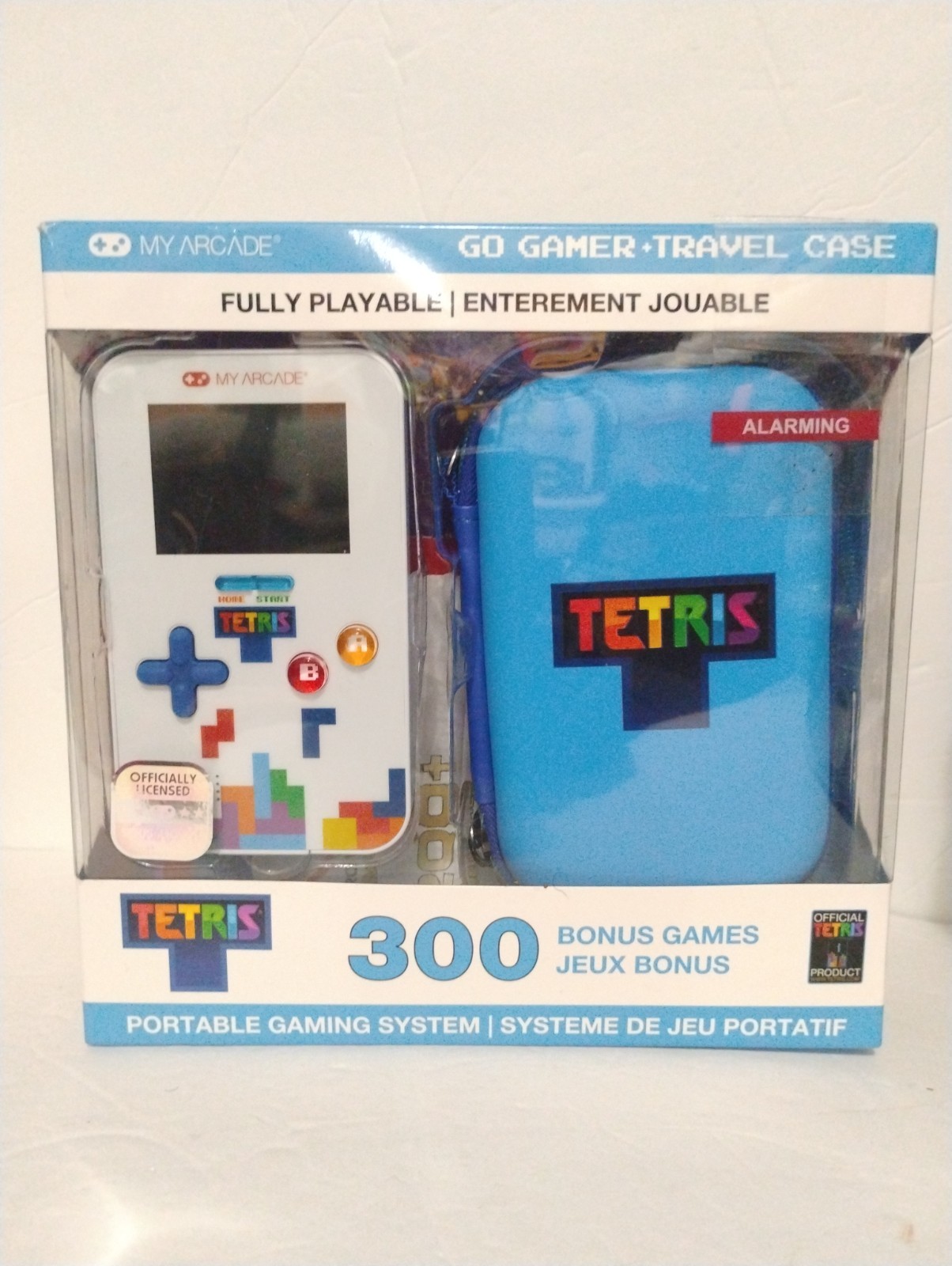 TETRIS Go Gamer Brand New Factory Sealed w/ 300 Bonus Games + Travel Case LR6