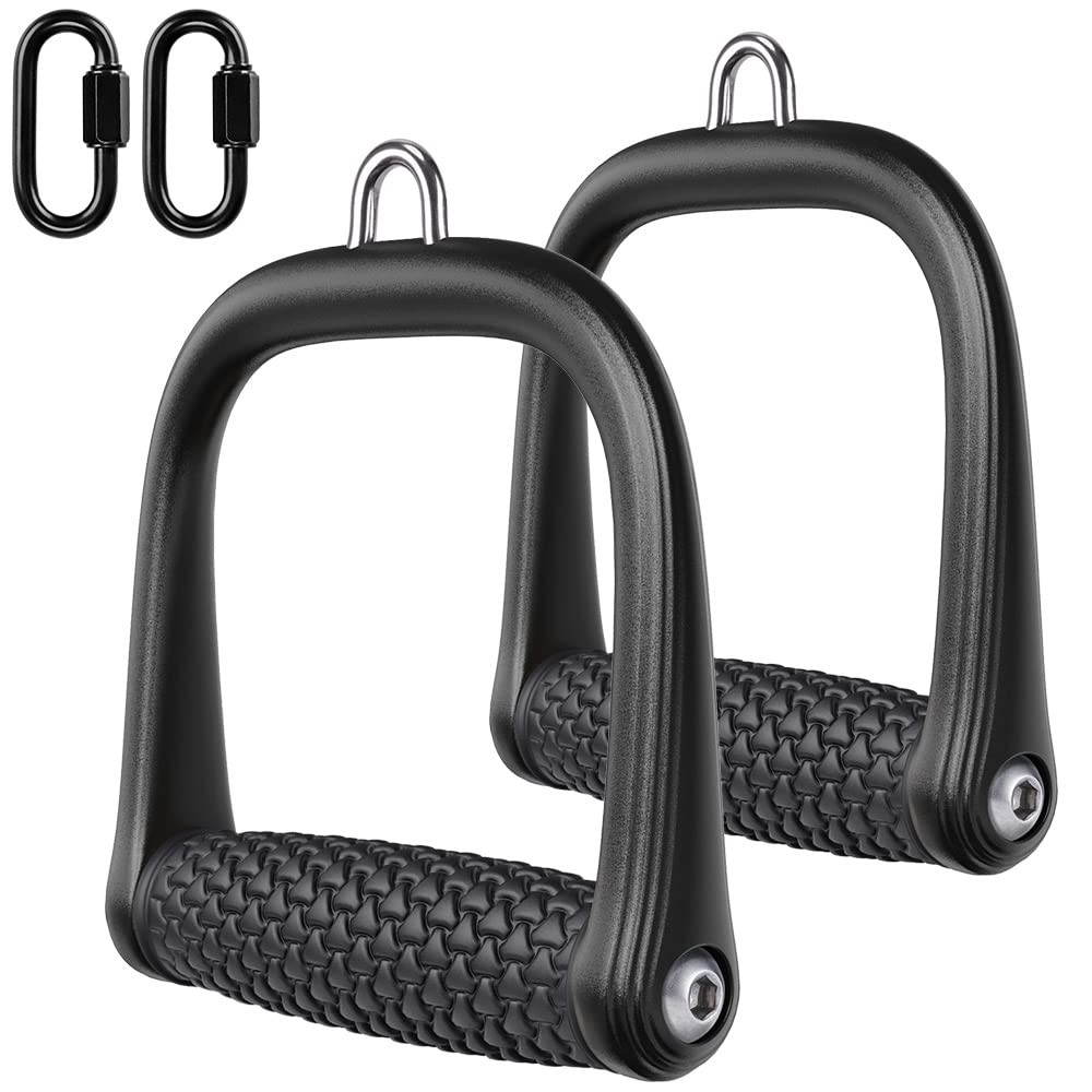 D Handle Cable Attachment Cable Machine Handles Non-Slip and Comfortable Soli...