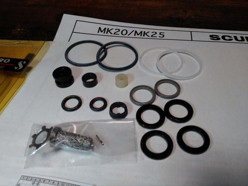 ScubaPro Repair Kit For MK20. NEW OLD STOCK