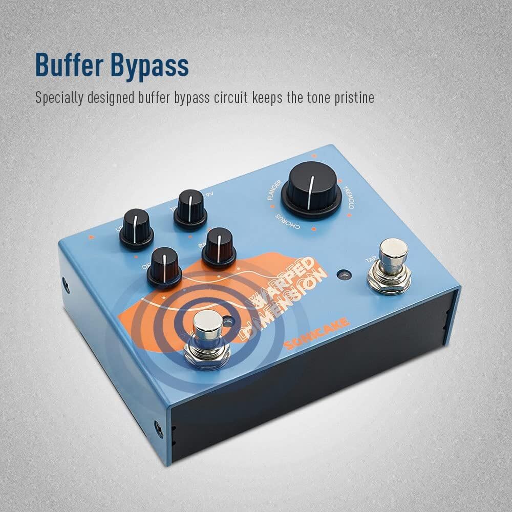 SONICAKE Warped Digital Modulation Pedal Chorus Guitar Effect Pedal