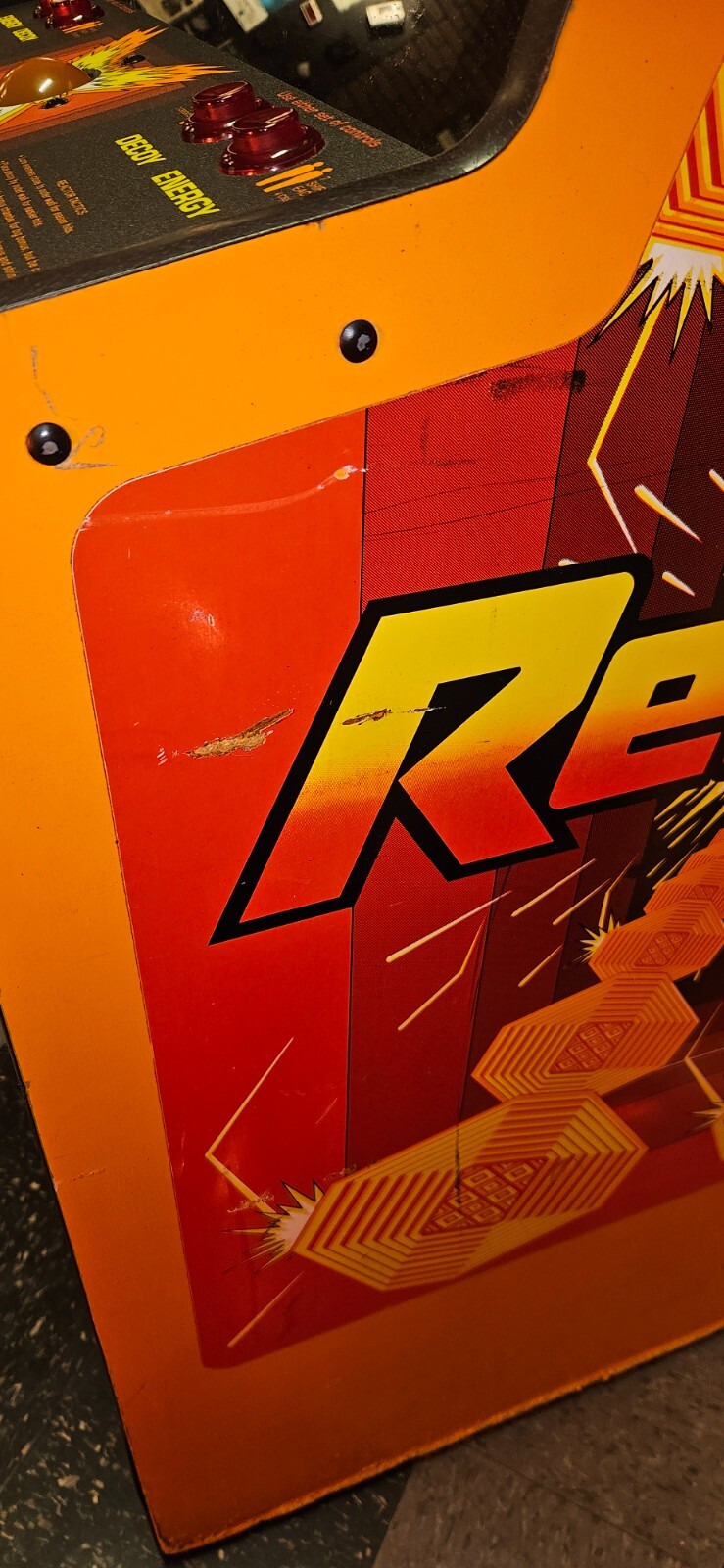 REACTOR Video Arcade Game - Gottlieb 1982 - 2552
