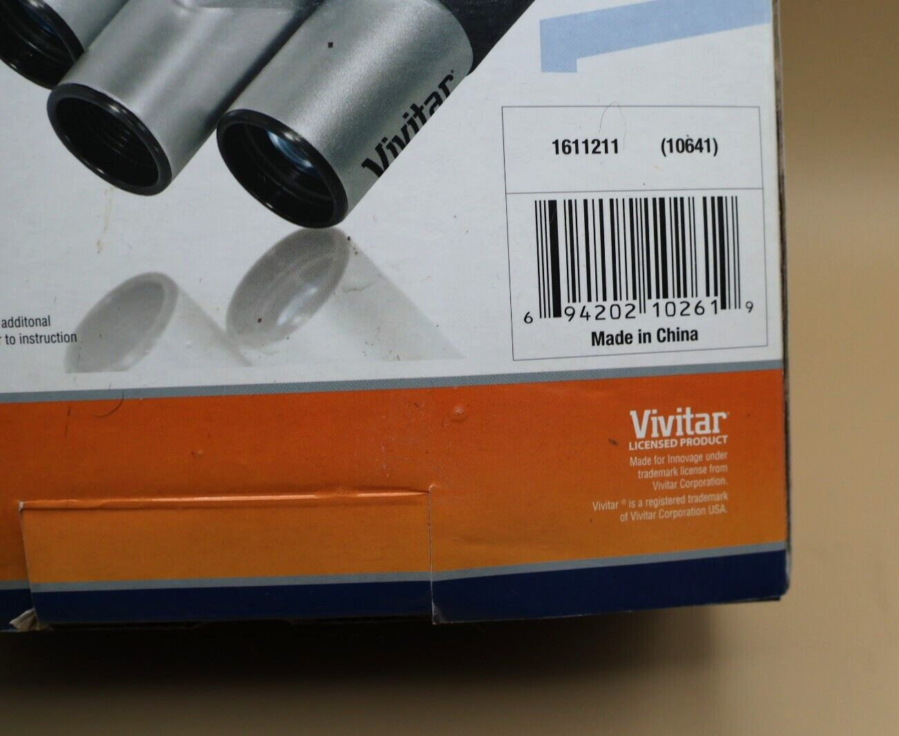 NEW Vivitar Digital Binocular Camera 10x25 Model 1611211 Open Box