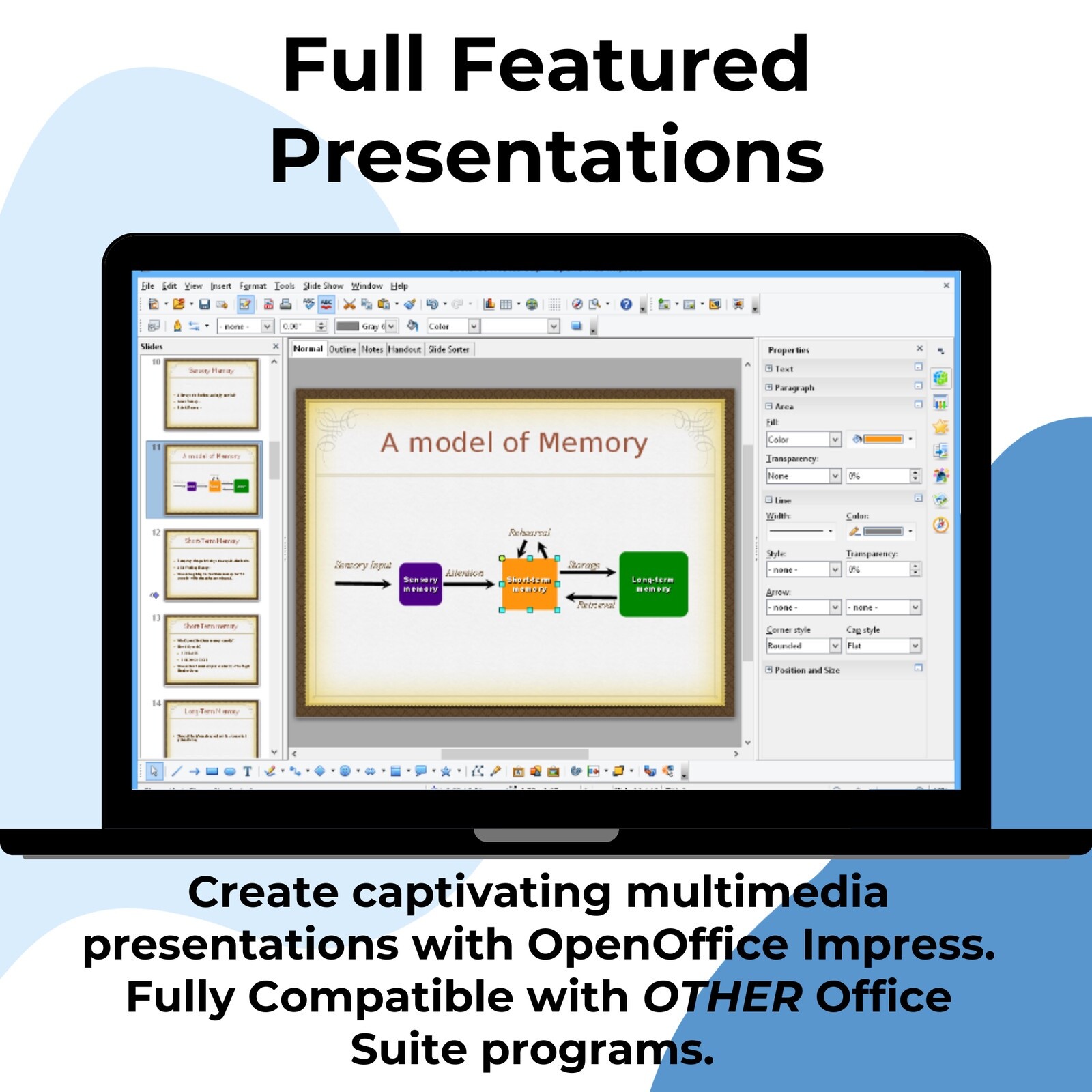 Open Office Software Suite for Windows-CD-Word Processing-Home-Student-Business