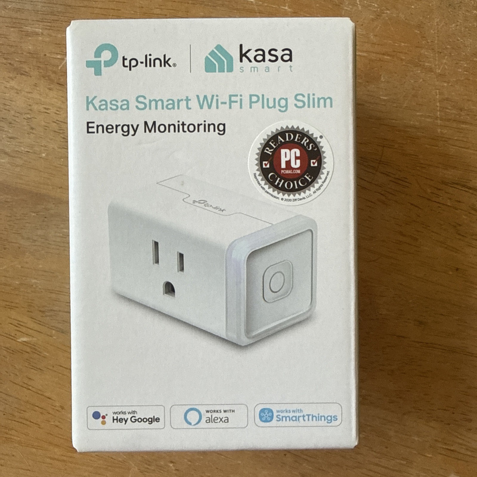 TP-Link Kasa Smart Wi-Fi Mini Plug With Energy Monitoring- White 15A KP-115 NEW