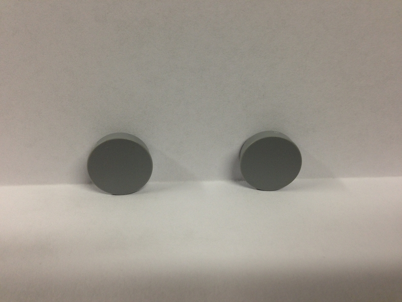 2 Neutrik Rean Gray Knob Cap Caps T210-8X NOS 210 Series