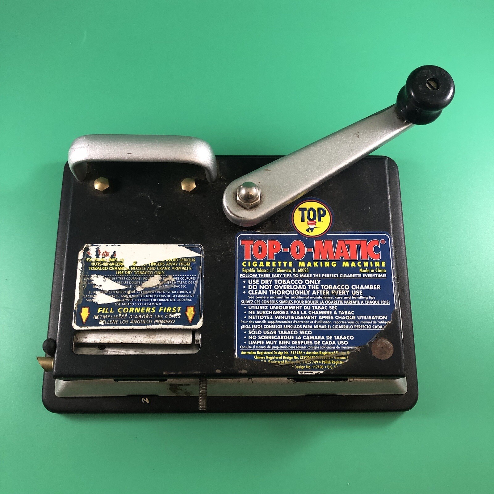 Top-O-Matic Cigarette Roller Maker Rolling Machine-A10