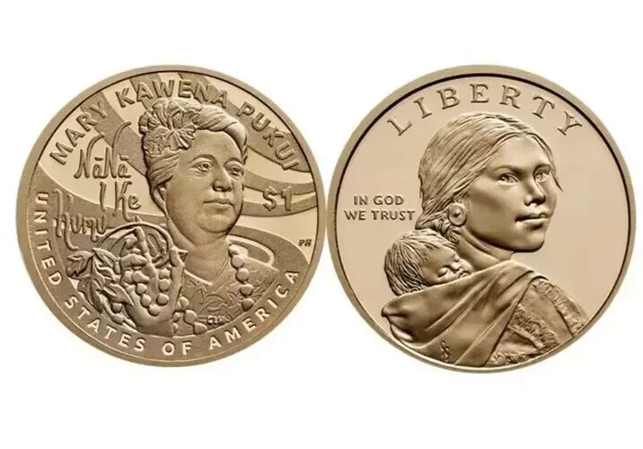 2025 S Sacagawea Dollar $1 Native American Mary Kawena Pukui