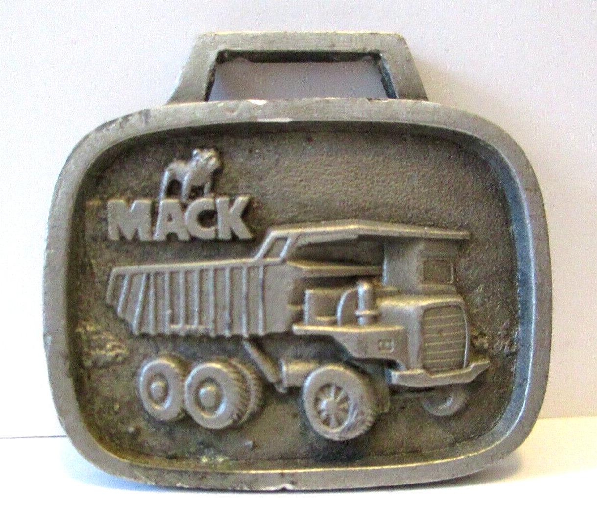 Mack Dump Truck Bulldog Trademark Promo Advertising Promo Pocket Watch Fob