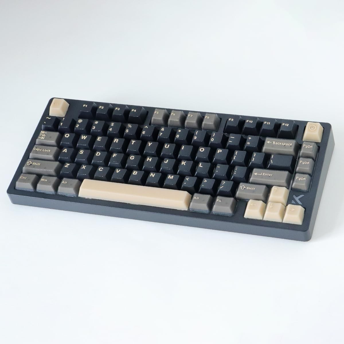 Black Translucent PBT Keycaps 163 Keys Double Shot Cherry Profile