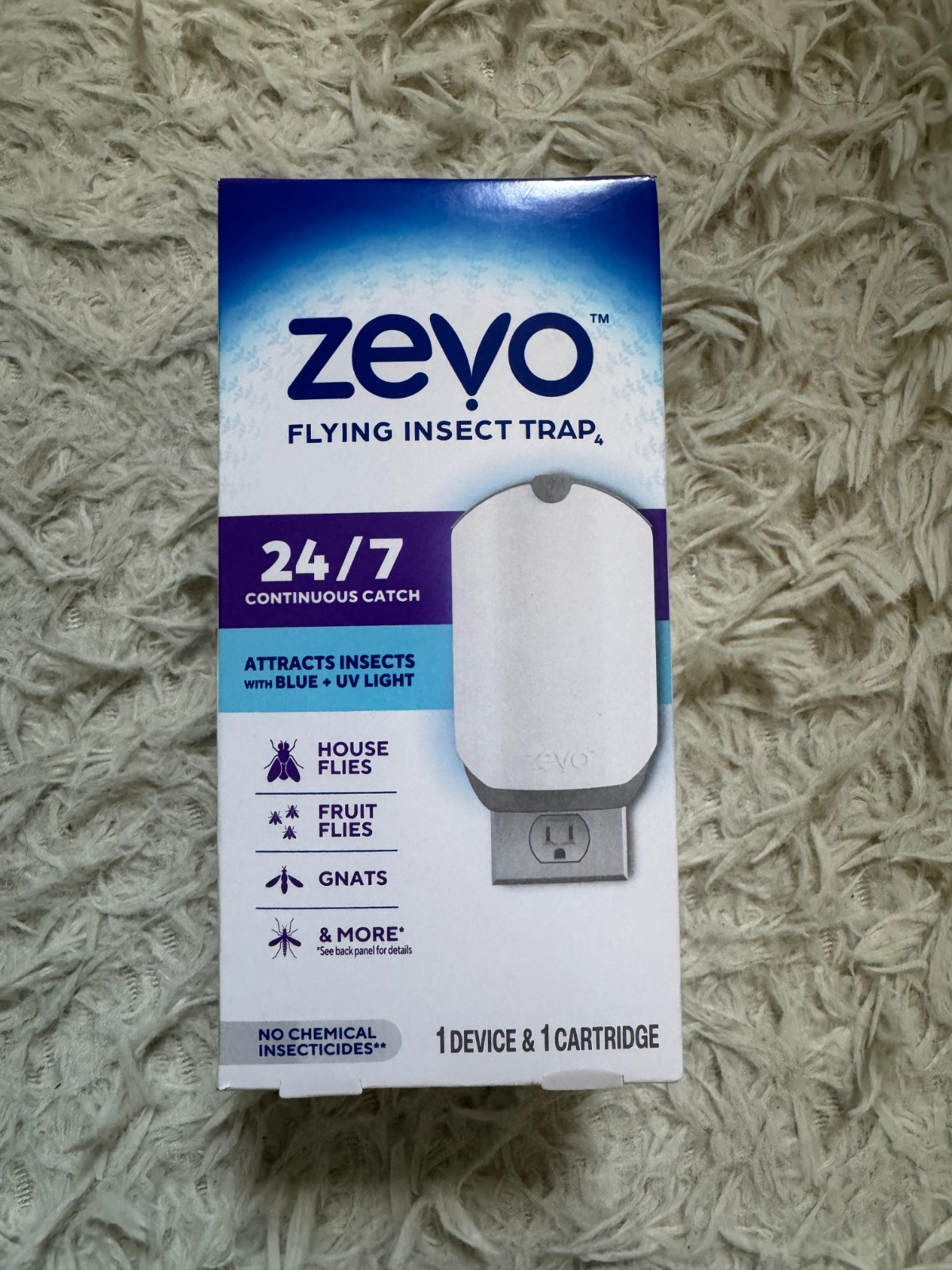 Zevo Flying Insect blue light Trap Refill Cartridges