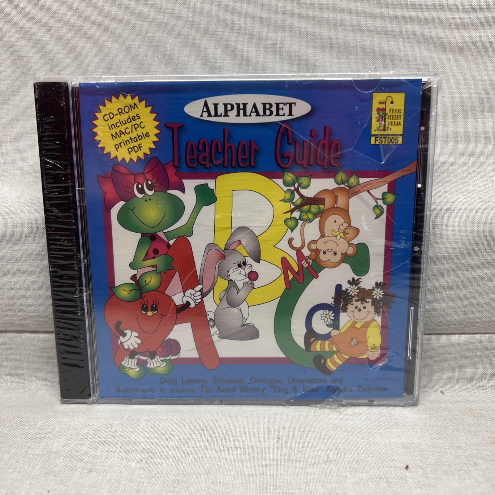 Alphabet Teacher Guide PC MAC CD early learning letters words reading language!