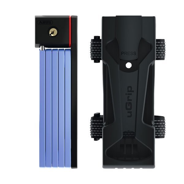 ABUS BORDO 5700/80 U-Grip Folding Link Bicycle Lock 80cm Long-BLUE-FREE POST!