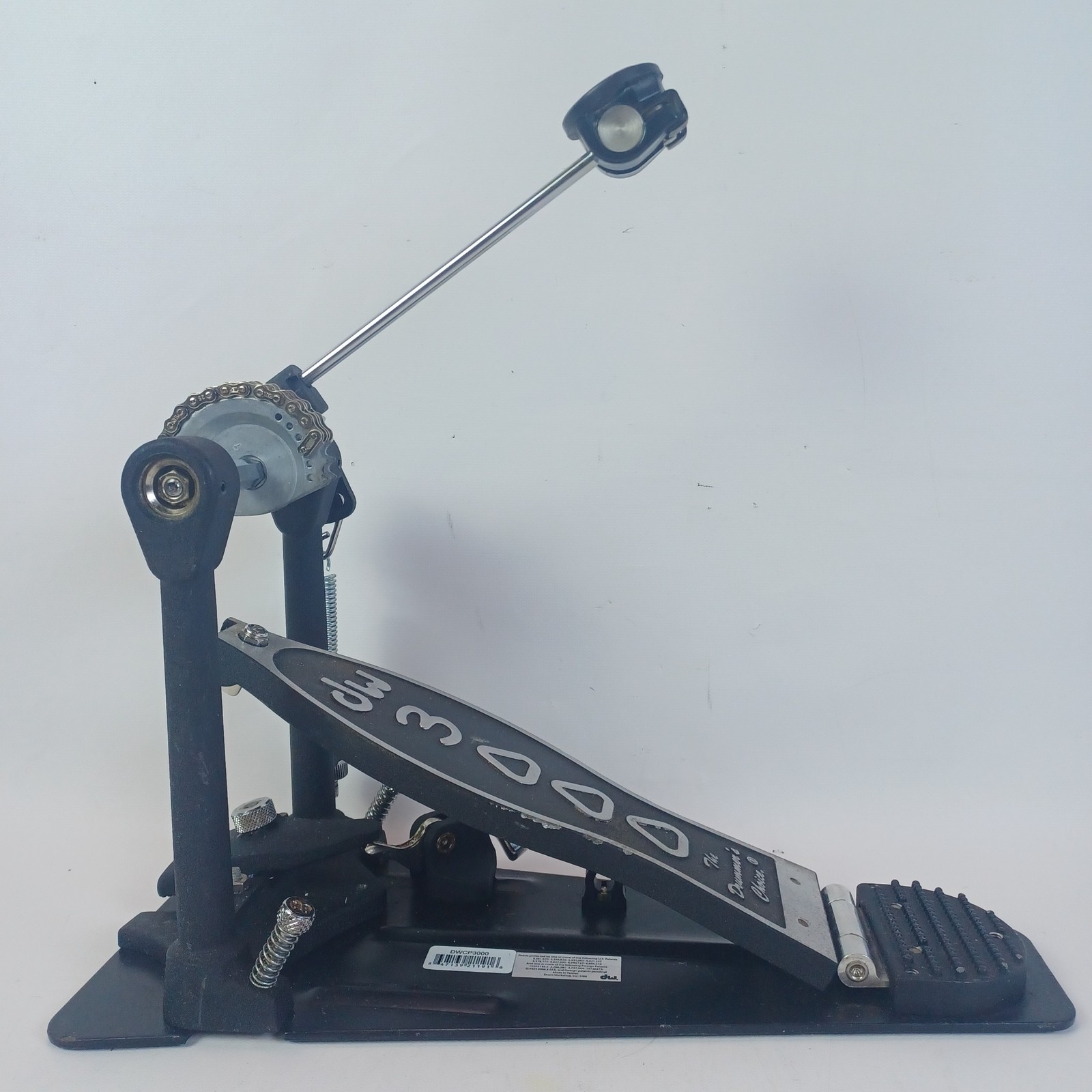 DW 3000 Bass Drum Workshop Pedal Chain Drive USA-Made Single Kick