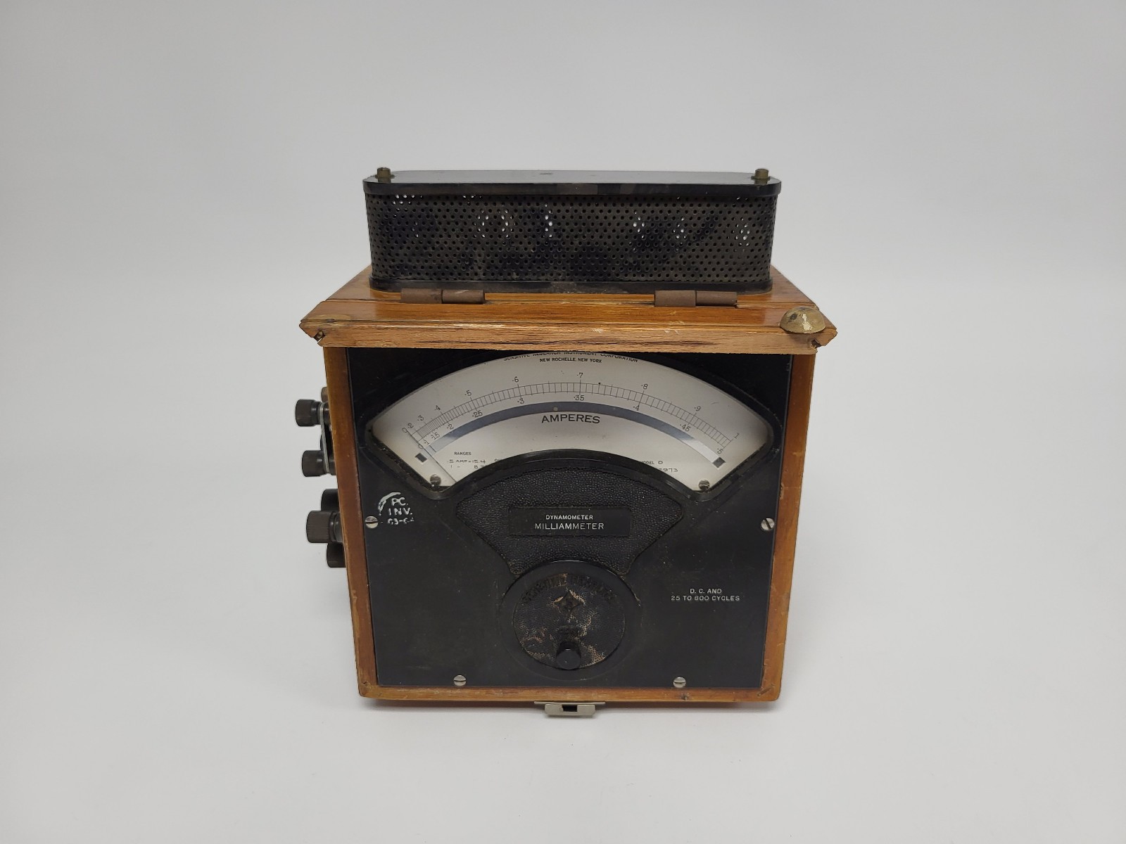 Vintage Sensitive Research Dynamometer Milliammeter