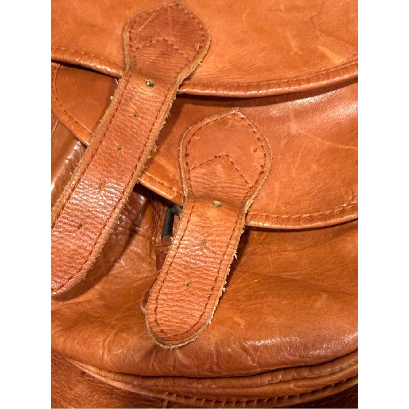 Premium Tan Leather Backpack - Classic Casual Carry