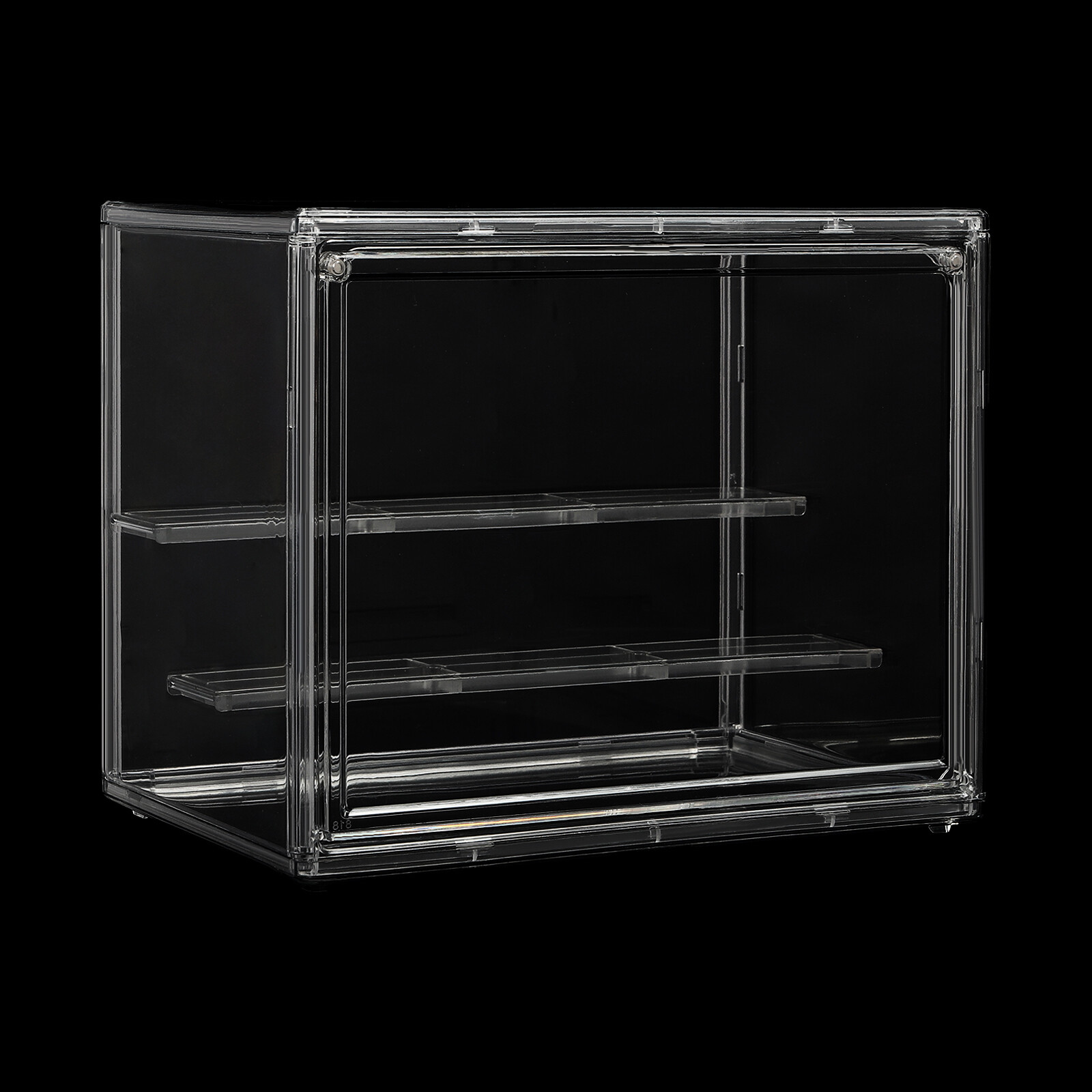 Clear 2-Tier PET Display Case Countertop Bread Cake Cupcake Storage