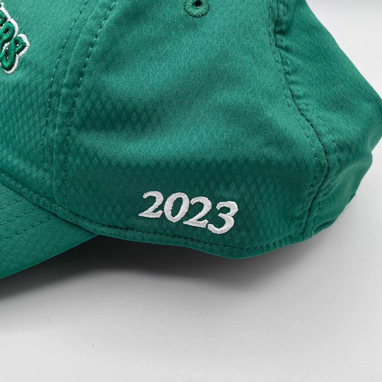 Masters Hat Cap Mens Green Golf 2023 Performance Embroidered Logo Strapback