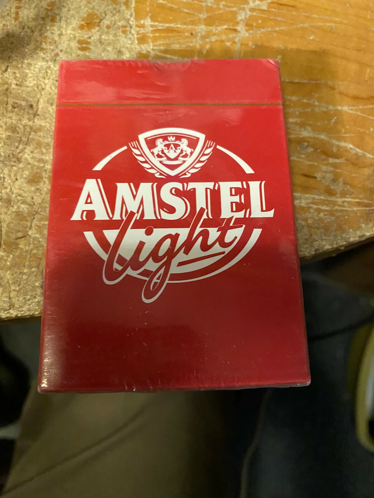 AMSTEL LIGHT PLAYING CARDS---5 DECKS--NEW IN PLASTIC