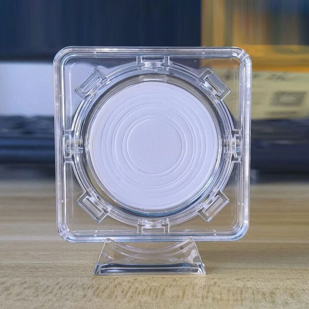 3D Coin Display Case Stand Rotatable Floating Coin Capsules Protector 40 mm 2Pcs