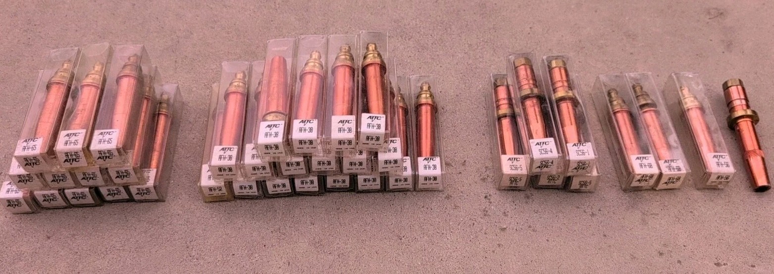 Lot of 41 American Torch Welding Tips ATTC Gas Propane USA Cutting Top NEW