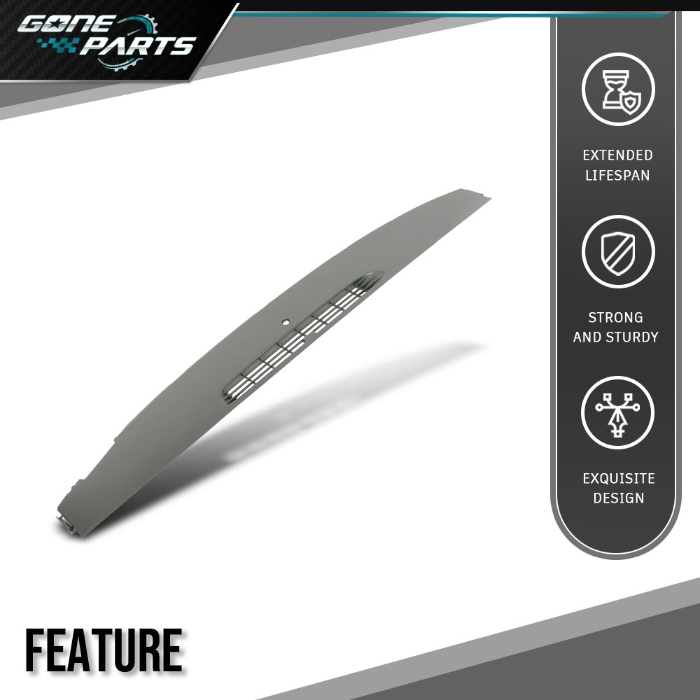 Gray Dash Defrost Vent Panel Fits 07-13 Chevy GMC Cadillac Escalade