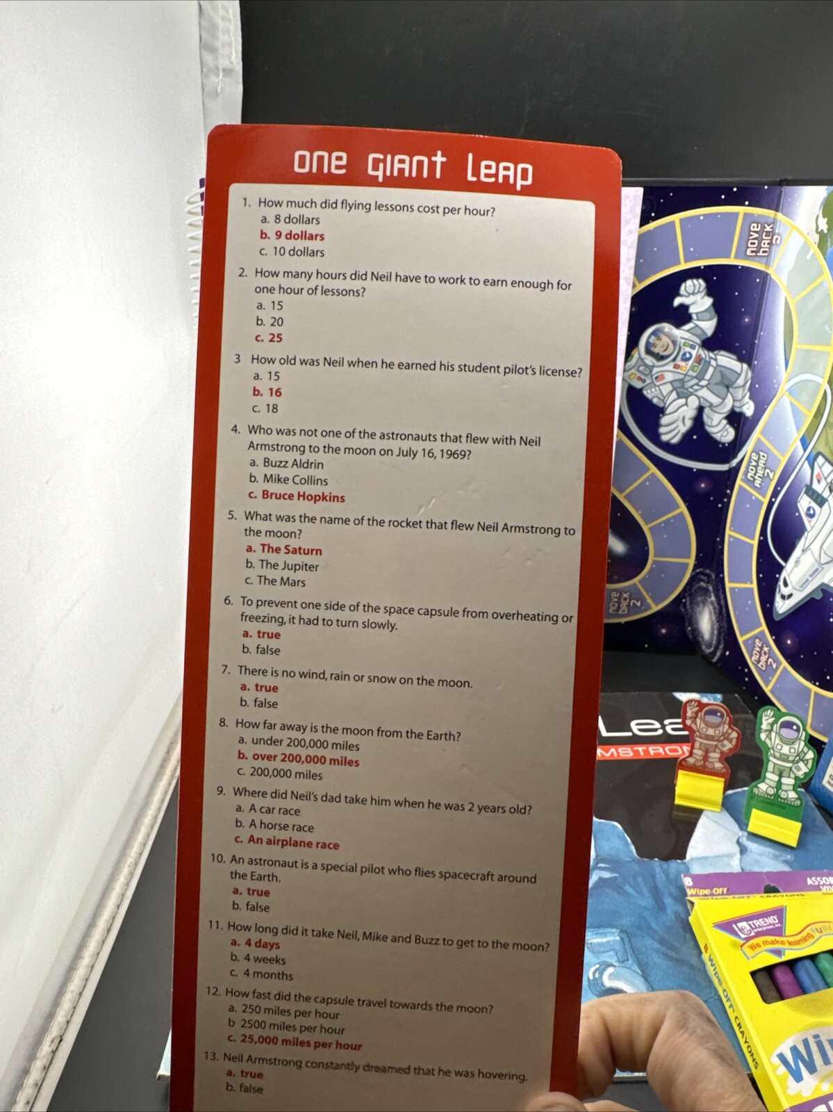 NEIL ARMSTRONG READ TOGETHER TAKE-HOME PACK 💥HOME SCHOOL