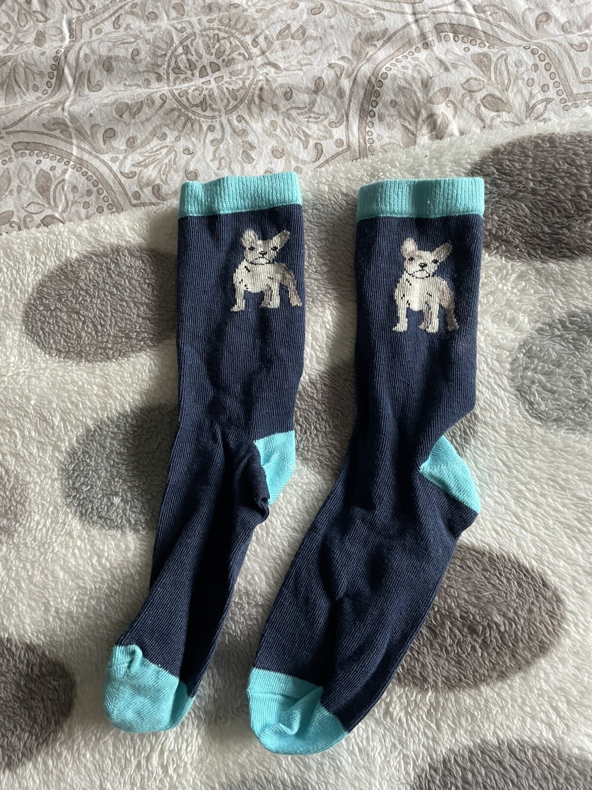 ❤️Women’s French Bulldog Socks. Fits Up To Size UK 6. BNWOT.