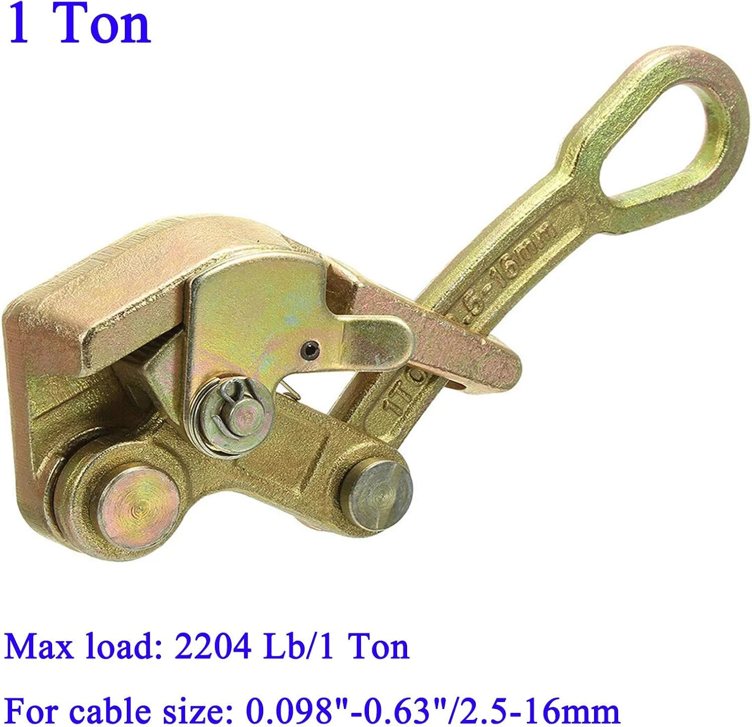 Cable Grip Wire Gripper Steel Cable Puller Tool for Wire Rope,Pulling 2204 Lb...