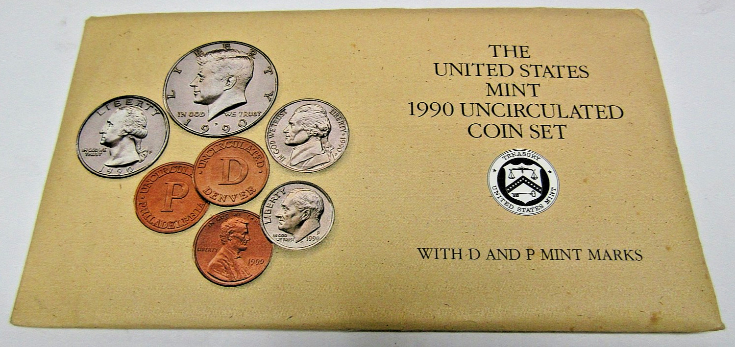 1990 United States Mint Uncirculated Coin Set