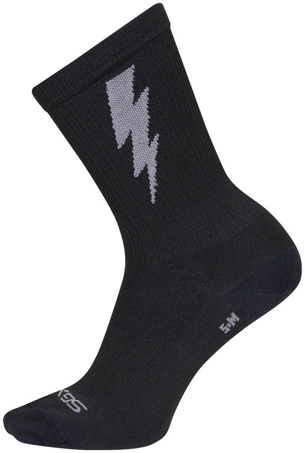 SockGuy SGX Zap 6" Compression Cycling Socks - Ventilated, Reinforced Toe &