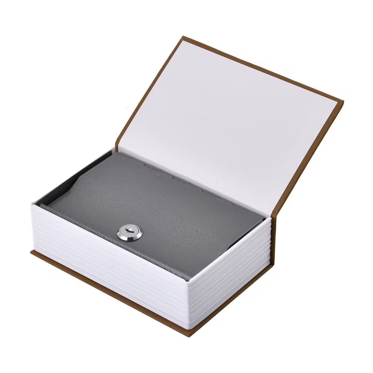 Locking Book Safe Secret Hidden Compartment Valuables Storage Stash Hide-Away