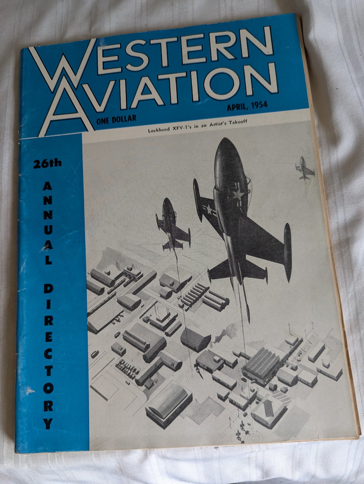 Western Aviation Vol 34 No 4 April 1954 26th Annual Directory