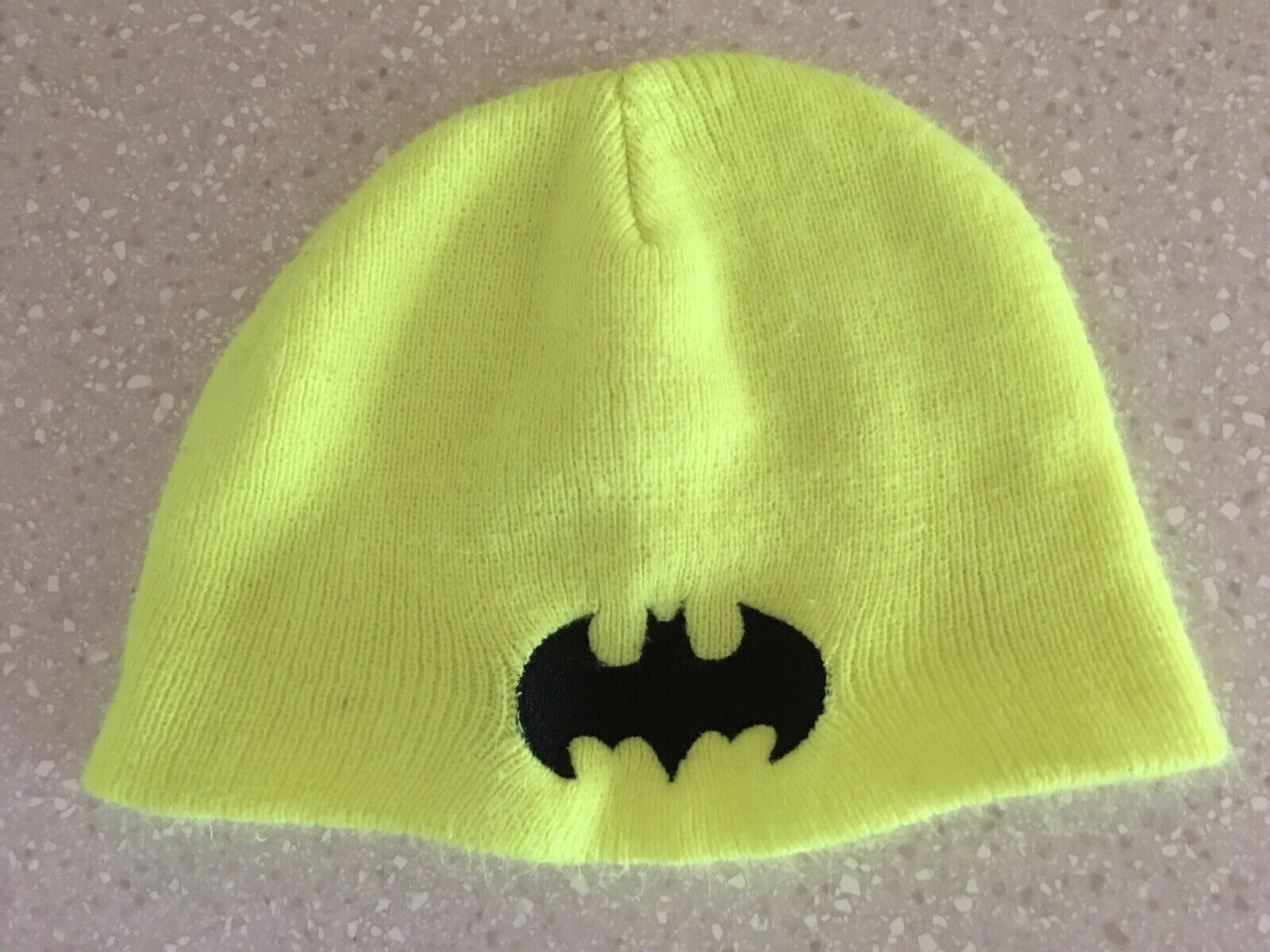 DC Comics Batman Kids/Youth Neon Yellow Beanie Winter Hat