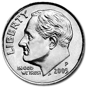 2005-P Roosevelt Dime BU