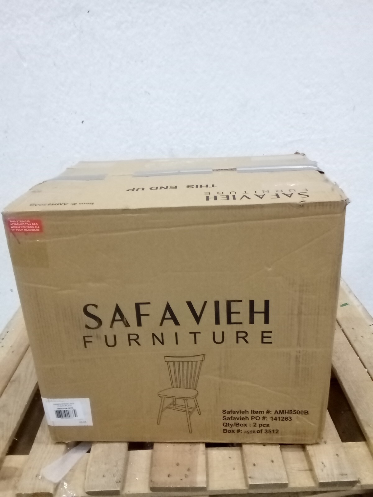 Safavieh Spindle Dining Chair ( Set Of 2), Reduced Price 2172722647 AMH8500B