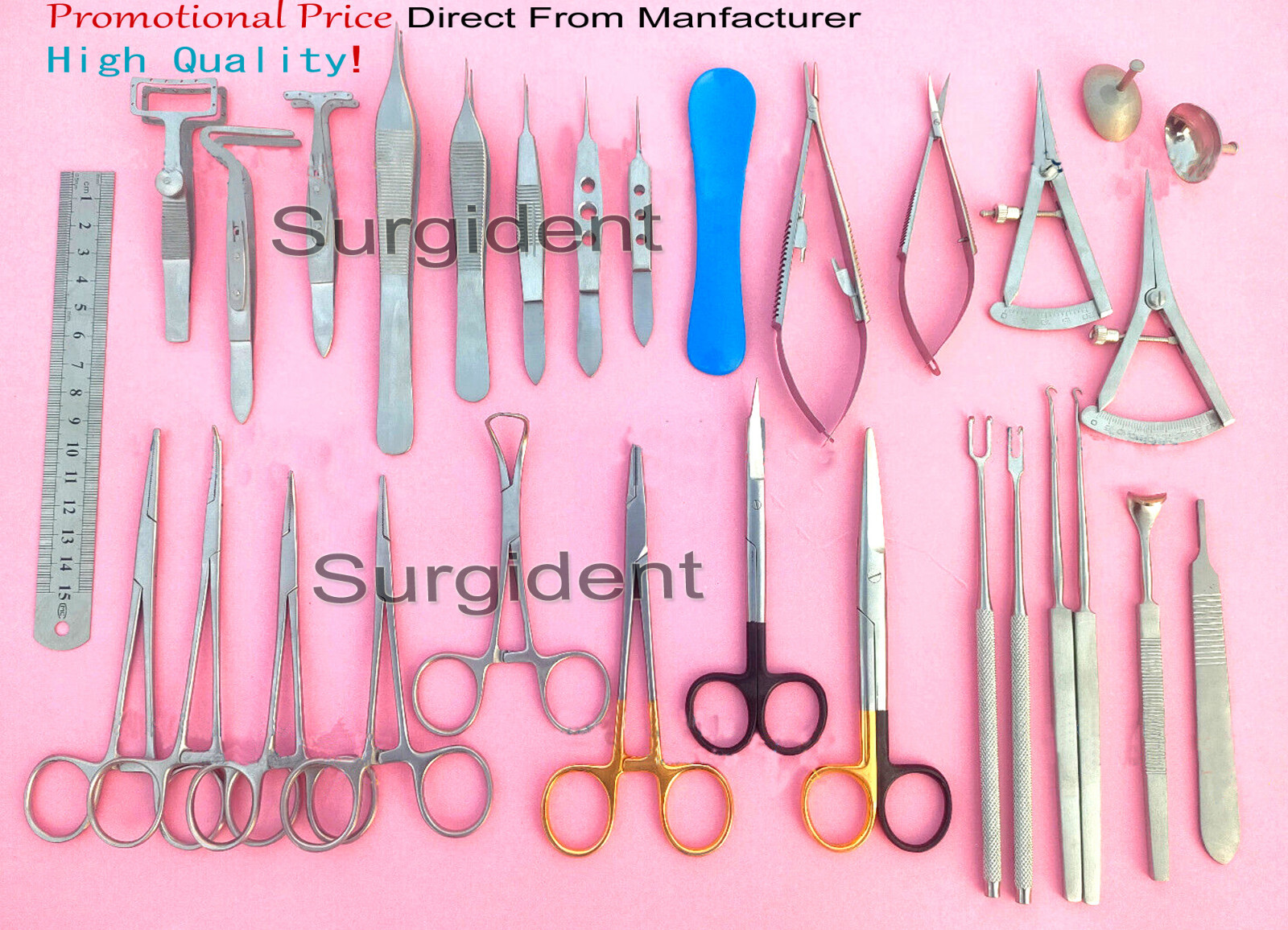 Ophthalmic Eye Surgery Set Blepharoplasty Instruments Ophthalmology Tools 30 Pcs