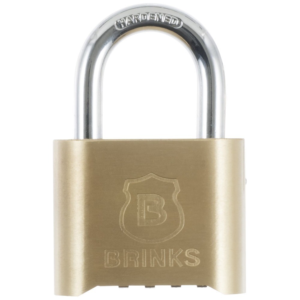 Solid Brass 50mm Resettable Combination Padlock 1in Shackle