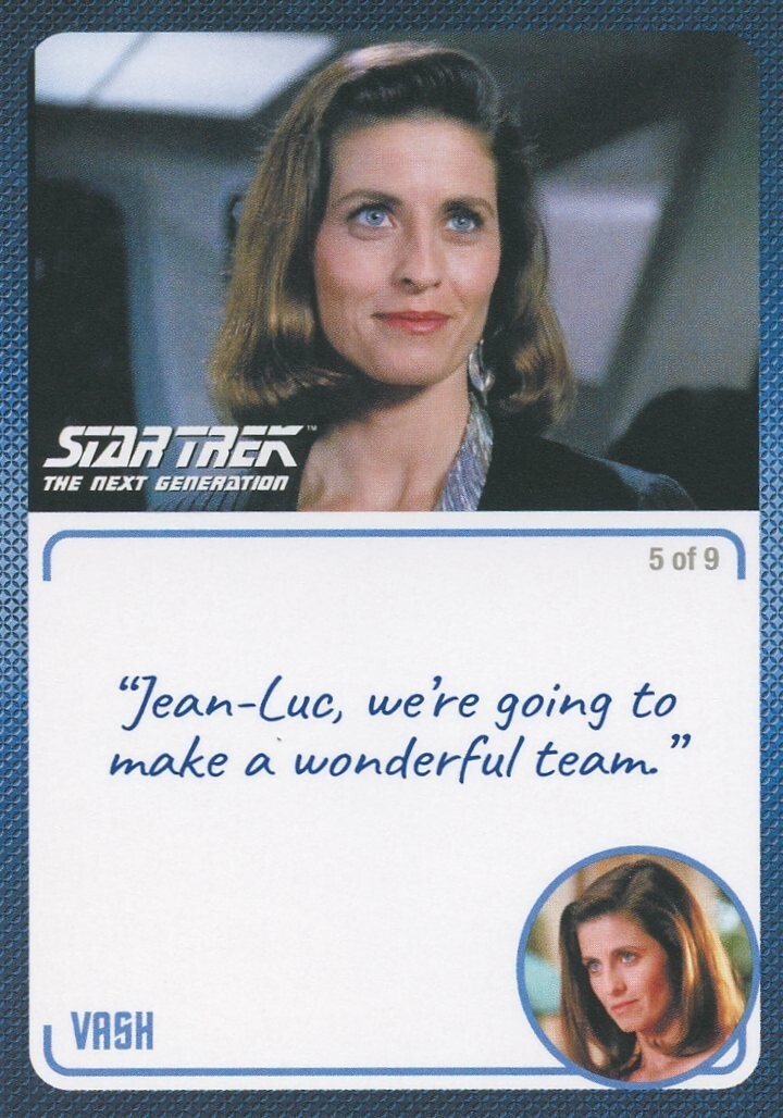 Star Trek TNG Archives & Inscriptions card #30 Vash Variation 5 of 9