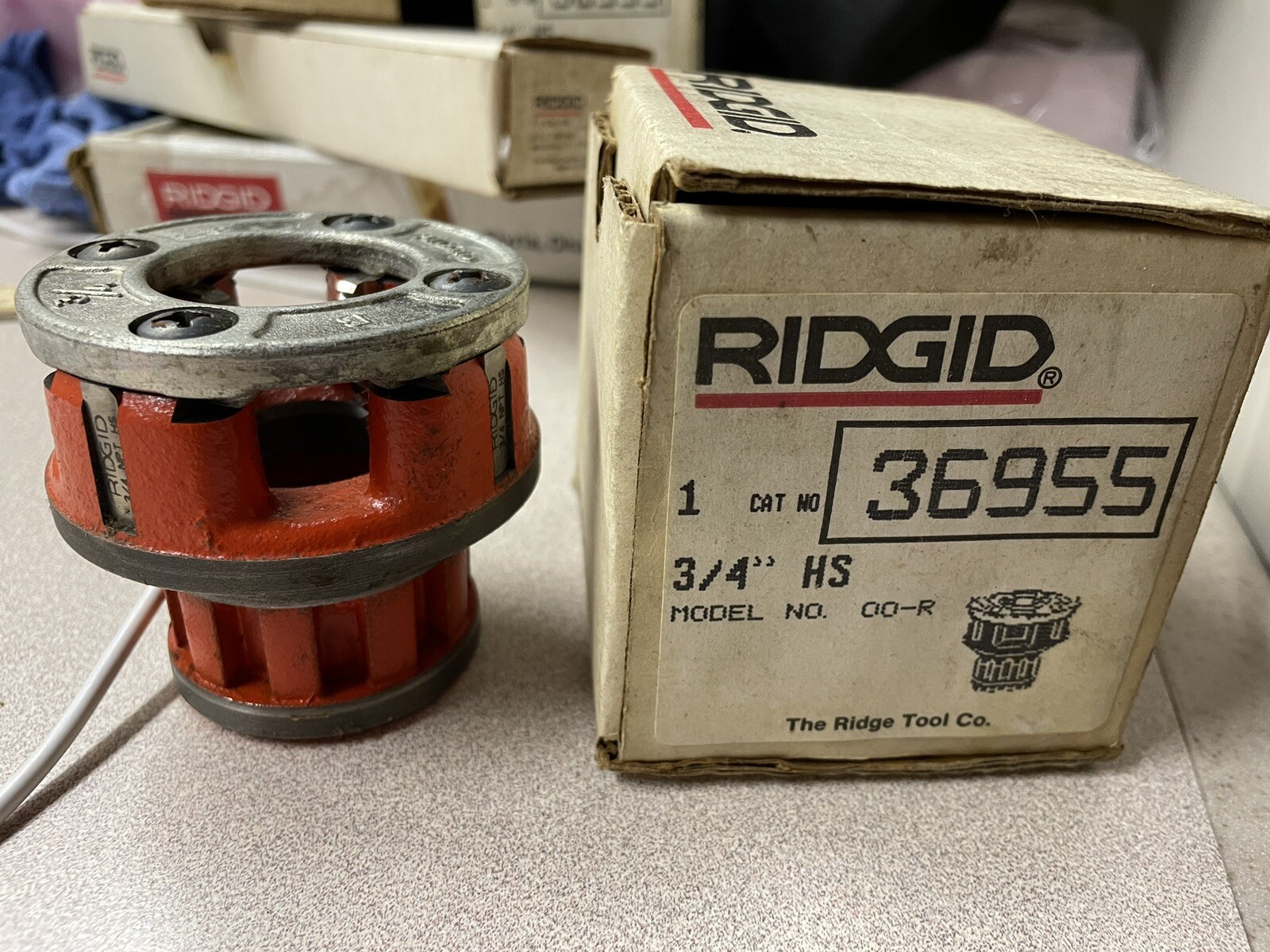 Ridgid 00-R 3/4” High Speed Die Head 36955 NPT USA NOS Unused