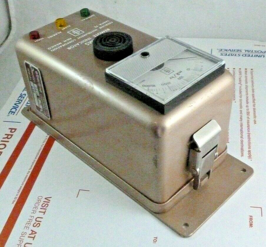 Vintage Eberline RAMS Remote Indicator Radiation Gamma Meter Geiger Counter RI-1