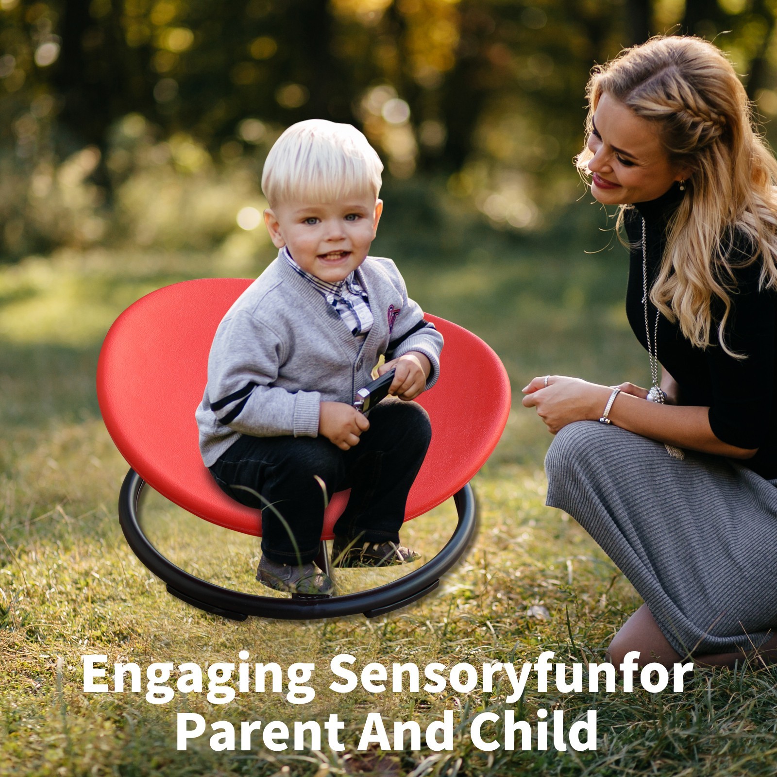 Spinning Chair for Autistic Kids Kids Sensory Swivel Chair for Body Development