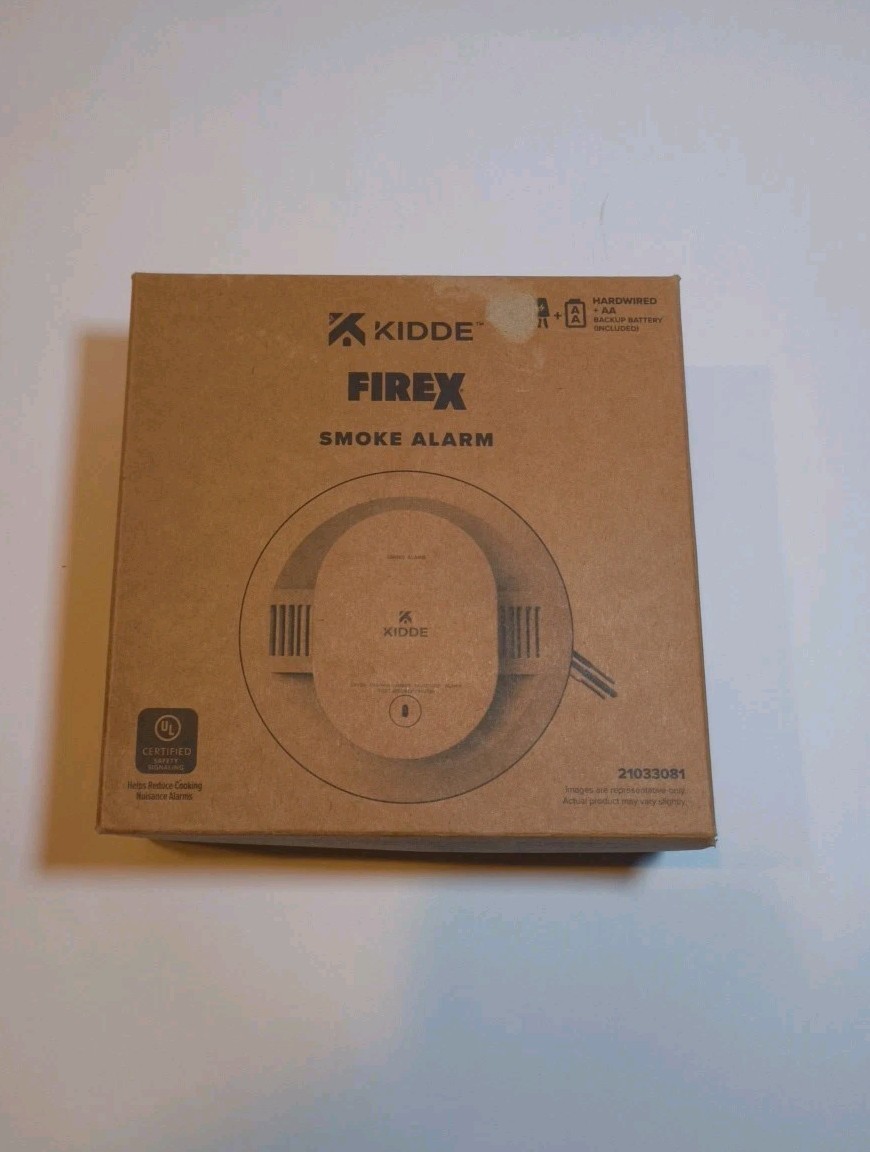 Kidde FireX SMACFEX Smoke Alarm - HardWired New Open Box (Box Torn, See Photos)
