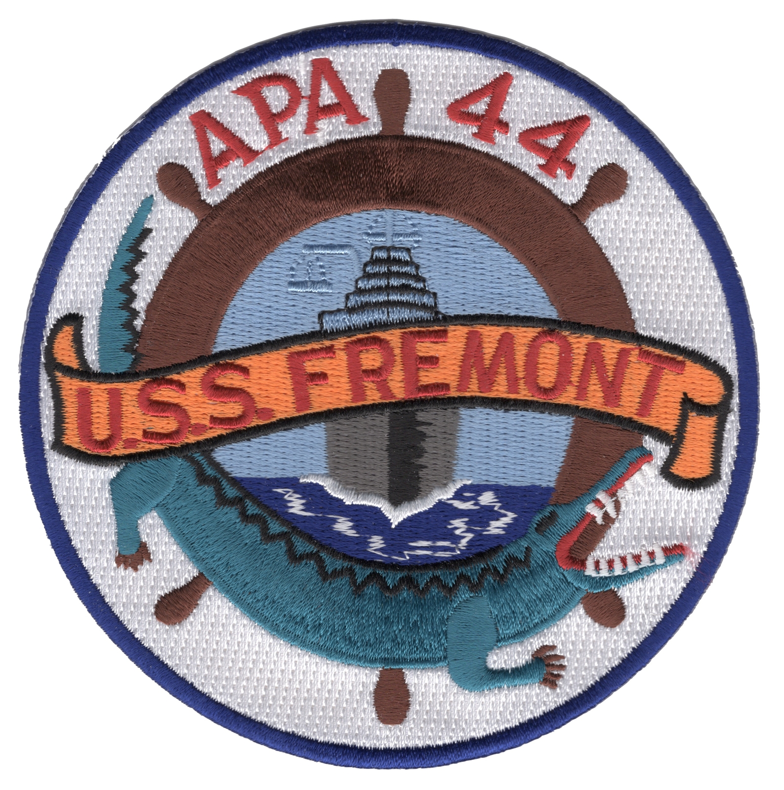 USS Fremont APA 44 Auxiliary Attack Transport Ship Patch