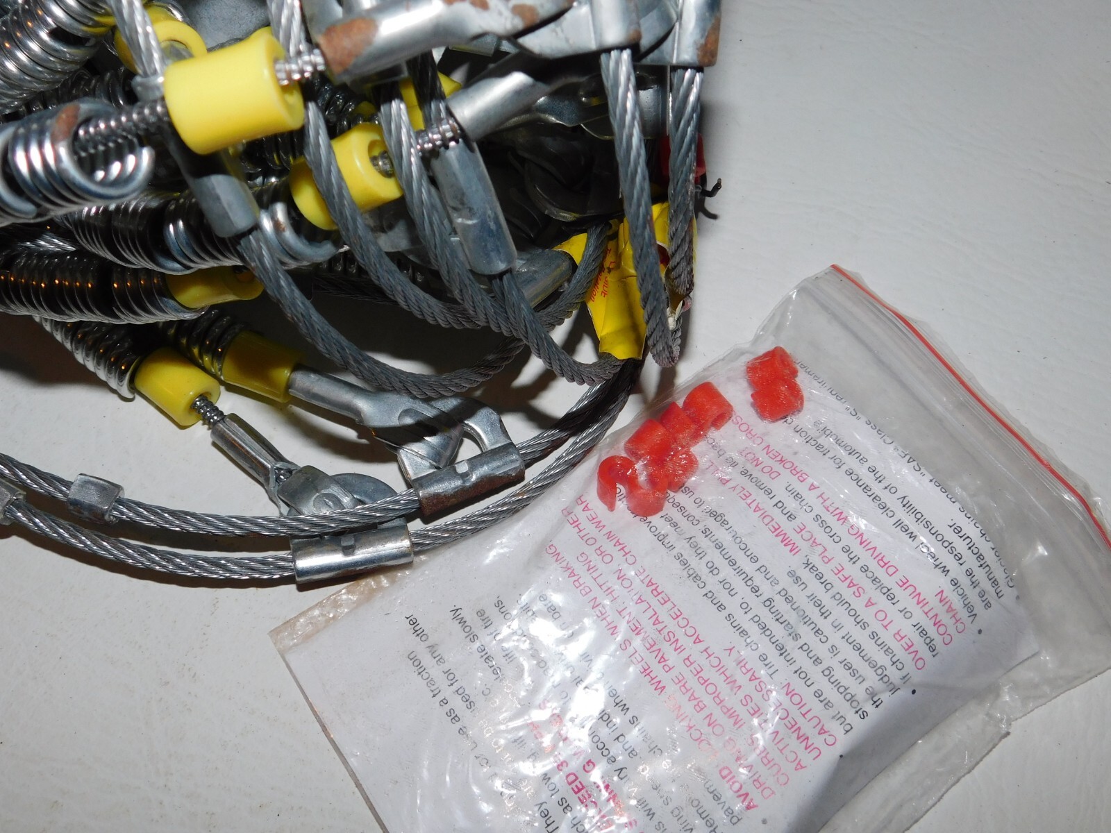 3027C Glacier Light Truck & SUV Cable Tire Chains, 1 Pair, Never Used