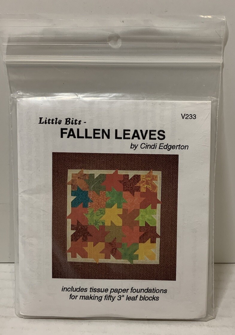 Fallen Leaves Decorative Wall Quilt Thanksgiving Holiday Seasonal 22" x 22"