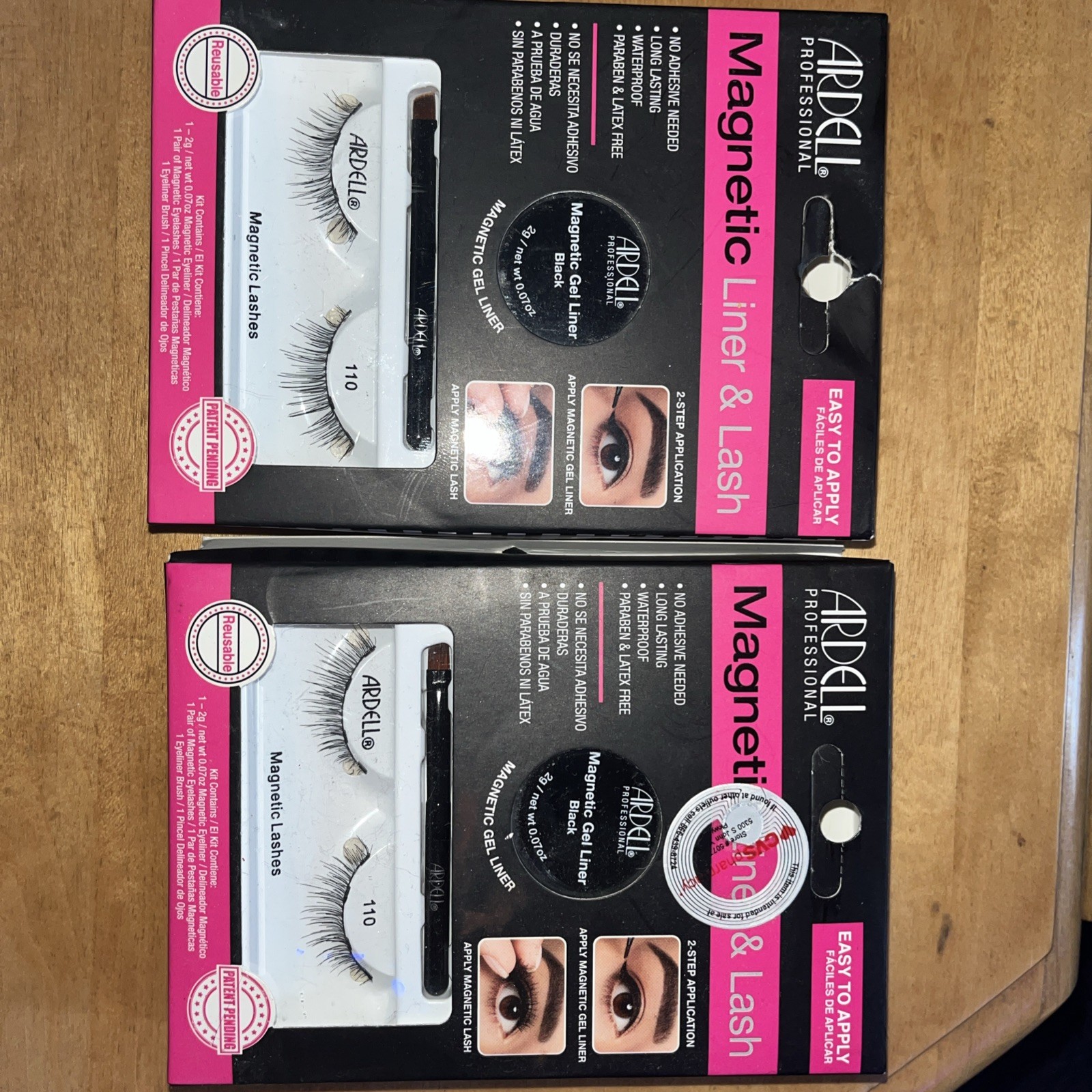 Ardell-Professional-Magnetic Liner & Lash-style: 110-NEW/BOXED! 2 Pack Bundle!